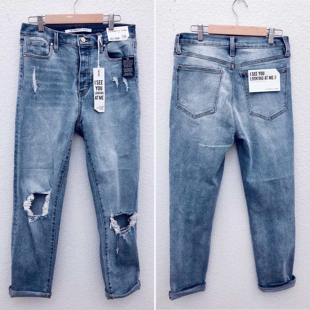 CELEBRITY PINK High Rise MOM jean - Picture 4 of 8